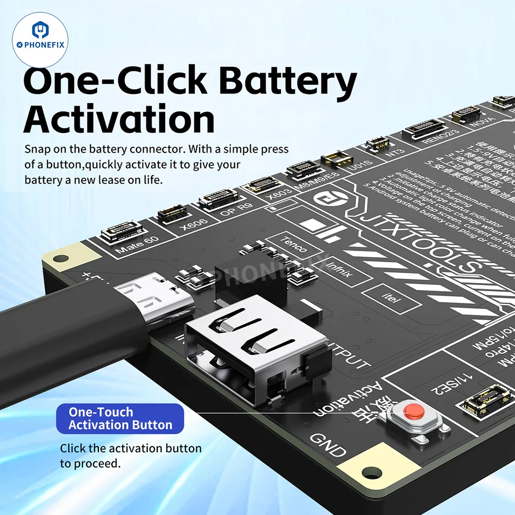 JTX B9 Battery Activation Board for iPhone 6S-17 Pro Max & Android - Image 4
