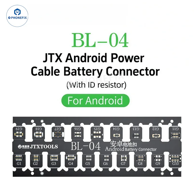 JTX BL-03 BL-04 Battery Connector for iPhone 6-17 Series/Android - Image 11