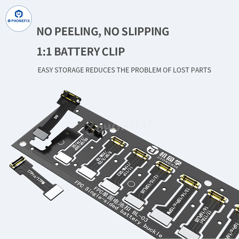 JTX BL-03 BL-04 Battery Connector for iPhone 6-17 Series/Android - Image 6