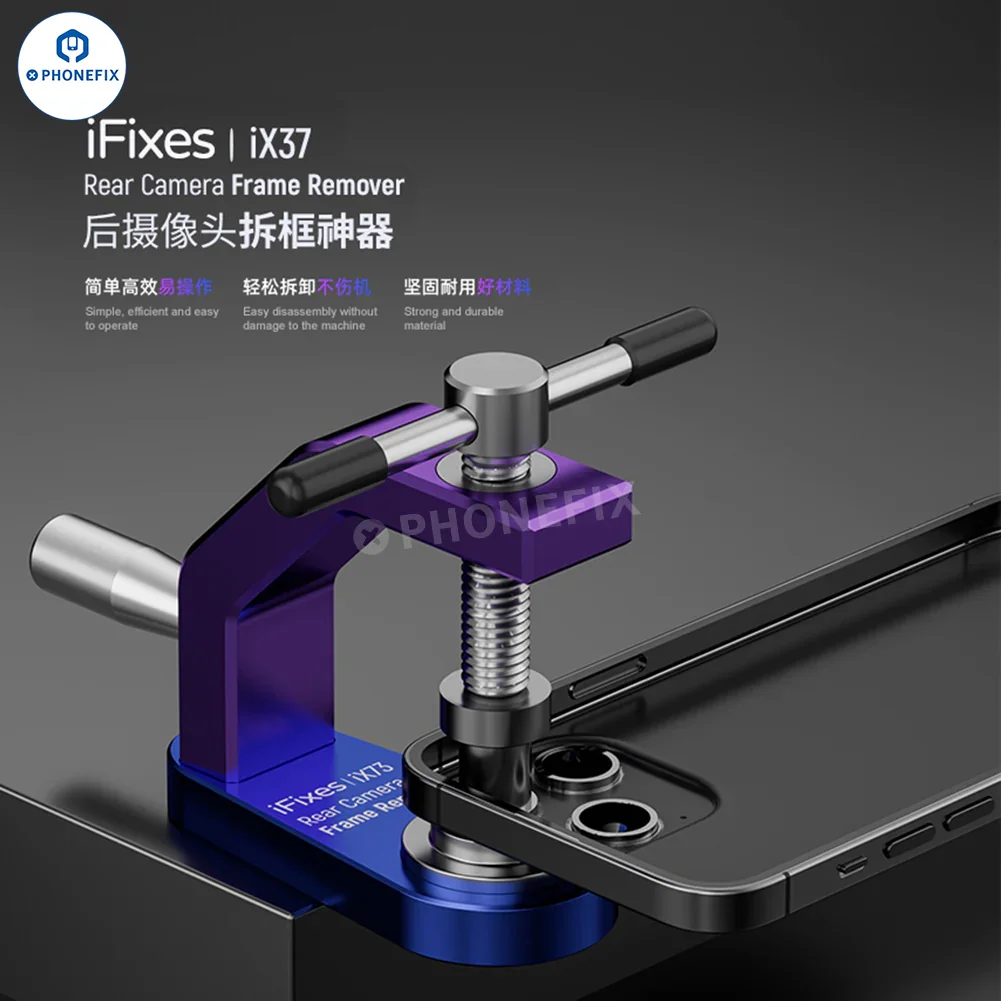 JTX CK9 iX73 Rear Camera Frame Remover For iPhone X-16 Pro Max - Image 10