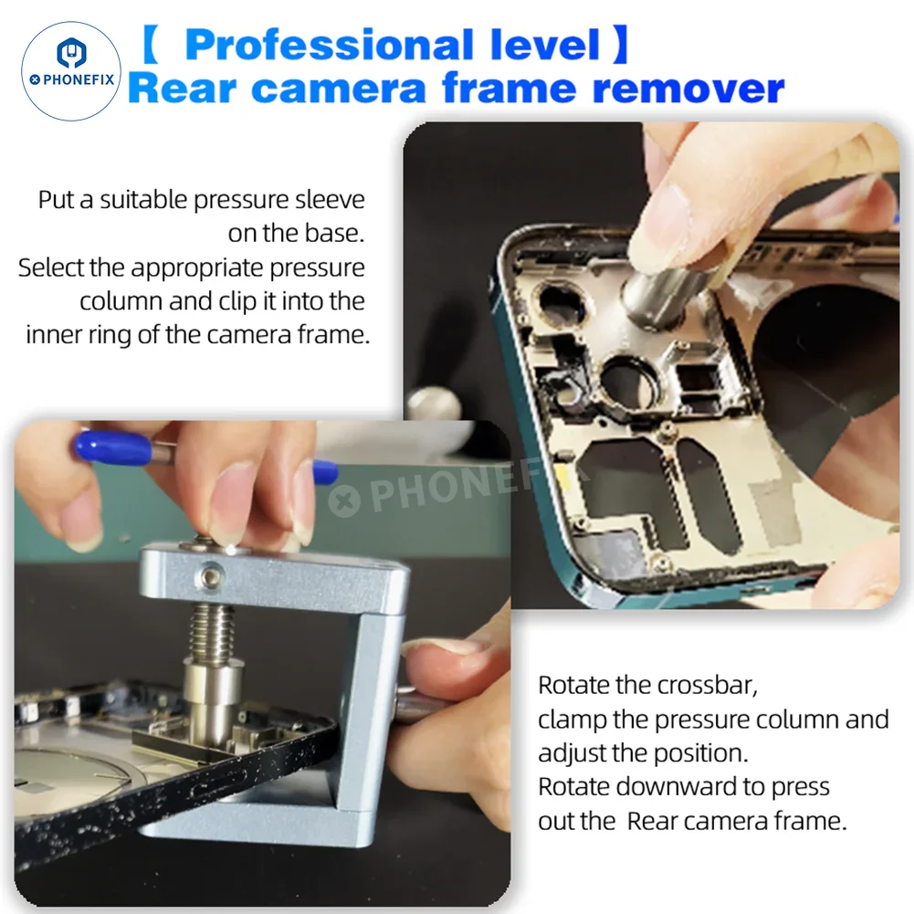 JTX CK9 iX73 Rear Camera Frame Remover For iPhone X-16 Pro Max - Image 3