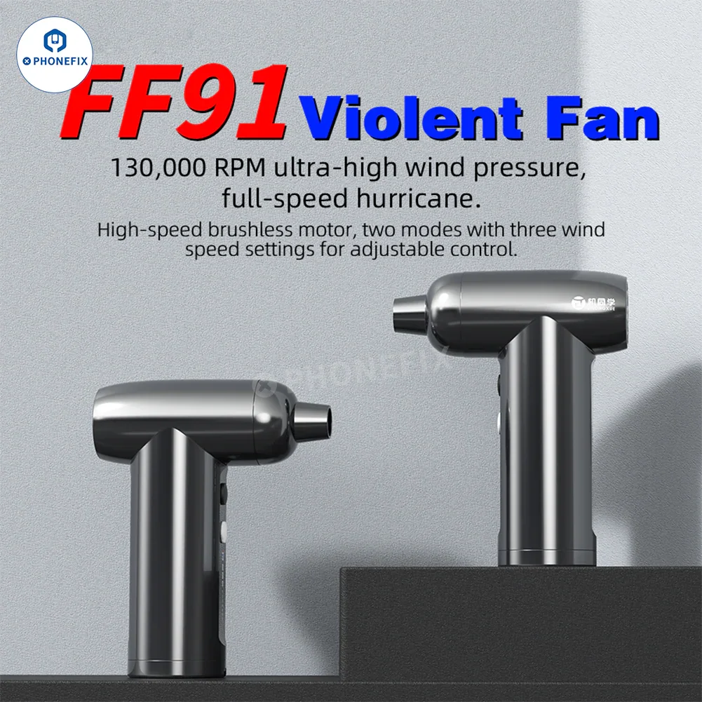 JTX FF91 Rechargeable Ultra-High Wind Clean Dust Violent Fan - Image 2