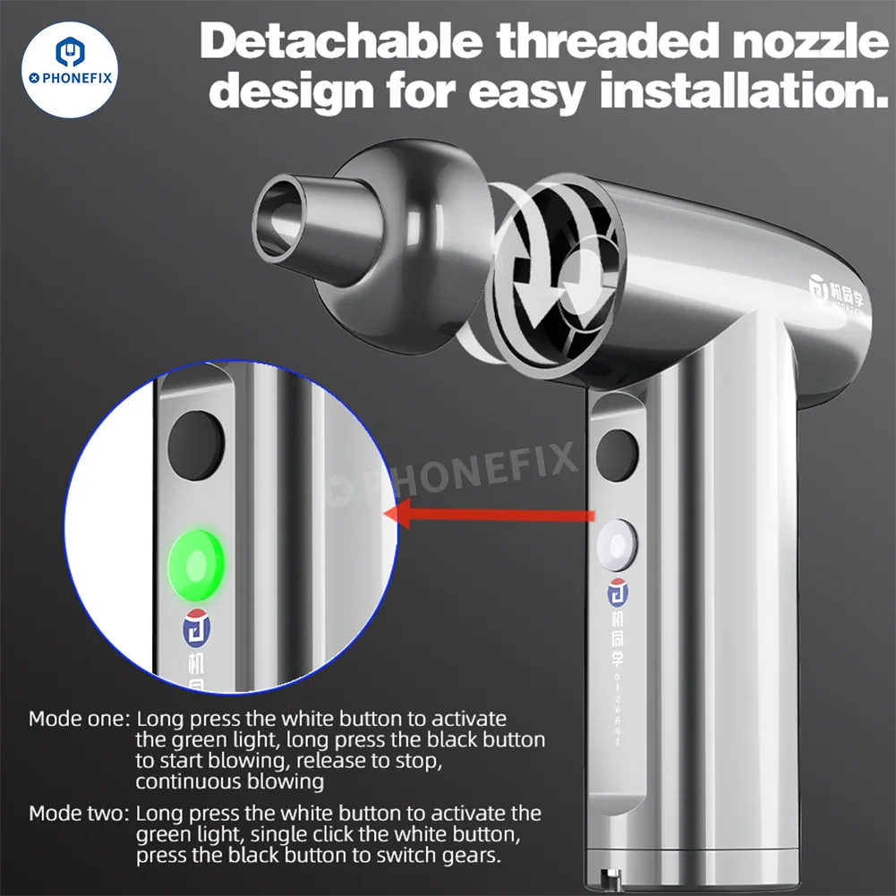 JTX FF91 Rechargeable Ultra-High Wind Clean Dust Violent Fan - Image 4