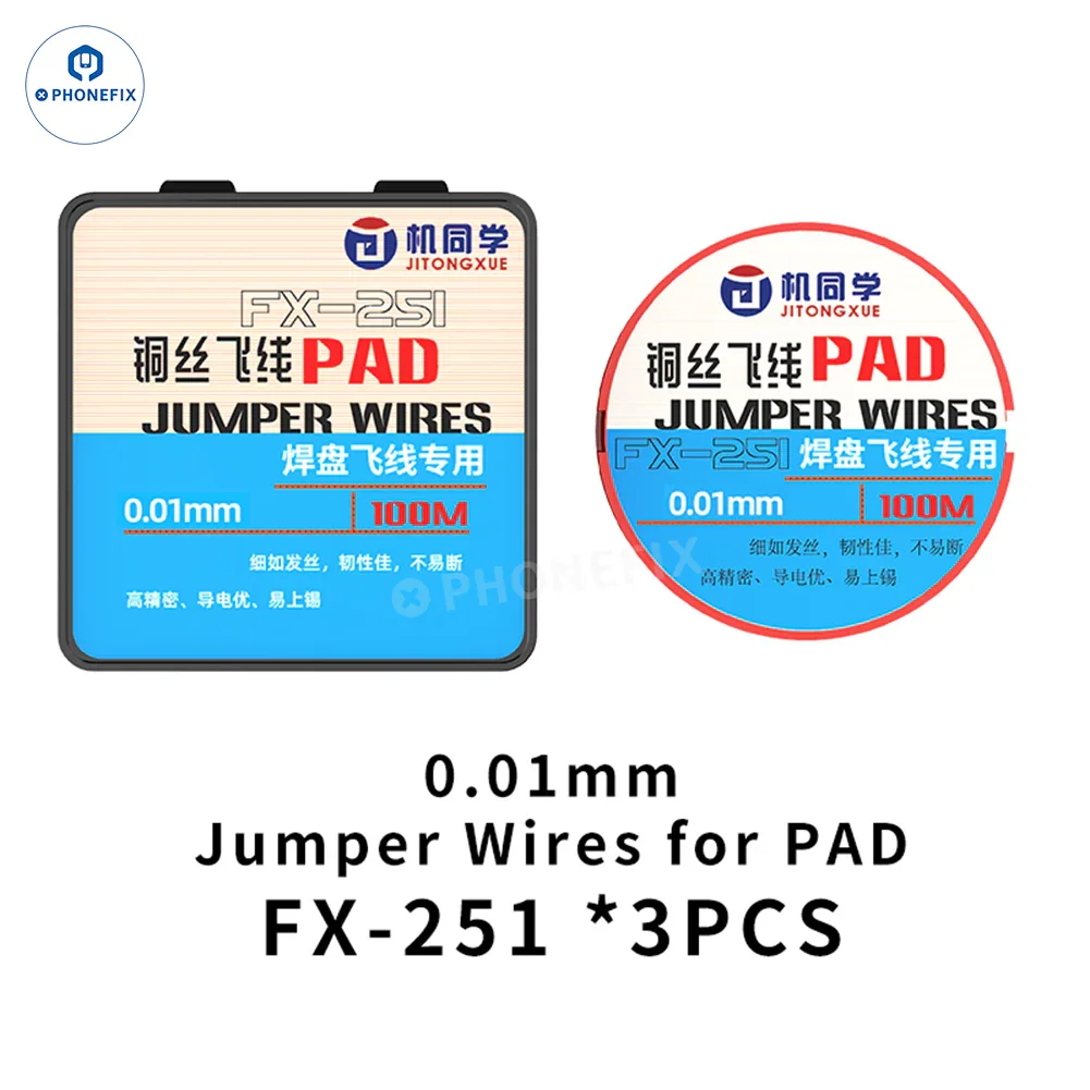 JTX Jumper Wires for Phone Motherboard CPU IC Pad Soldering Repair - Image 10