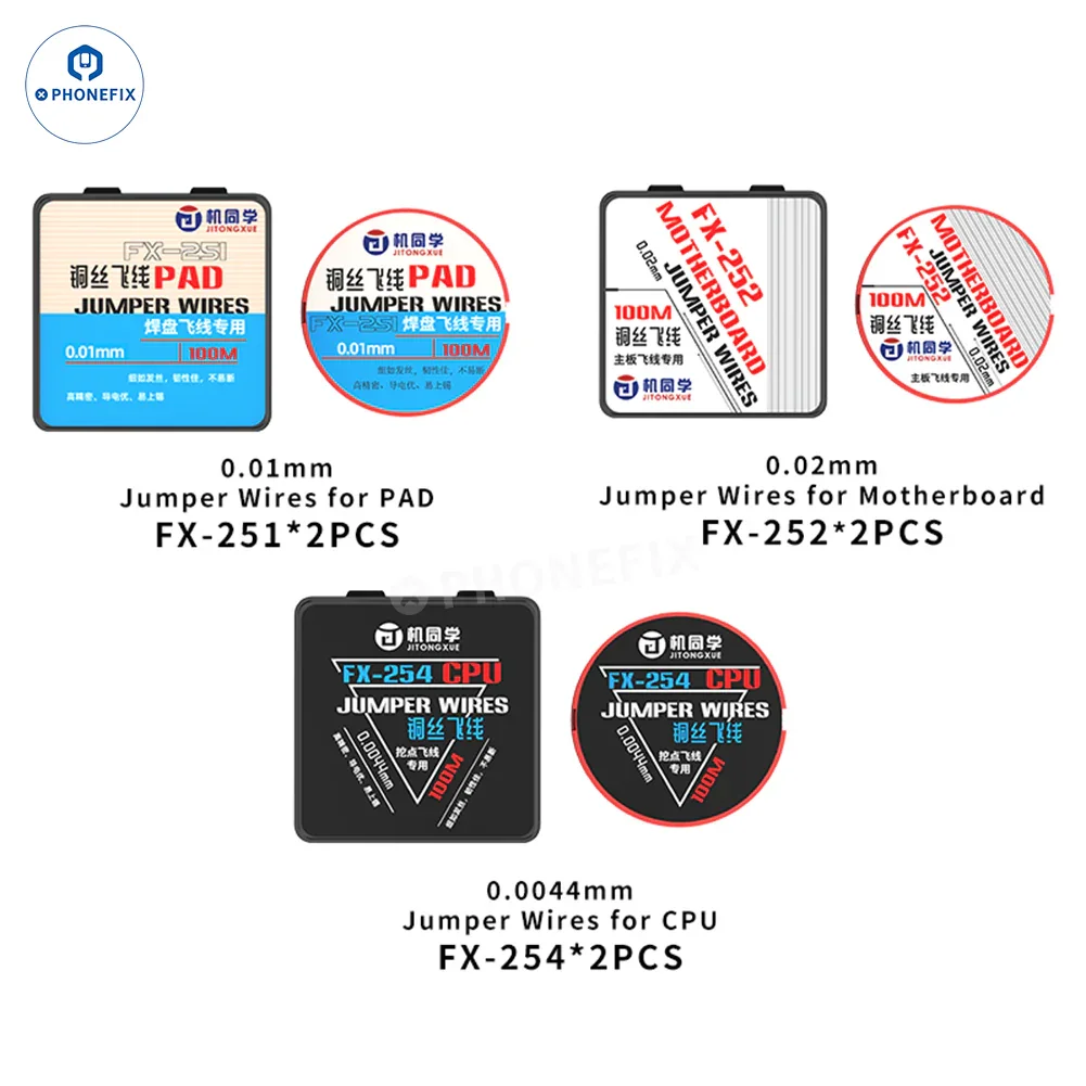 JTX Jumper Wires for Phone Motherboard CPU IC Pad Soldering Repair - Image 13