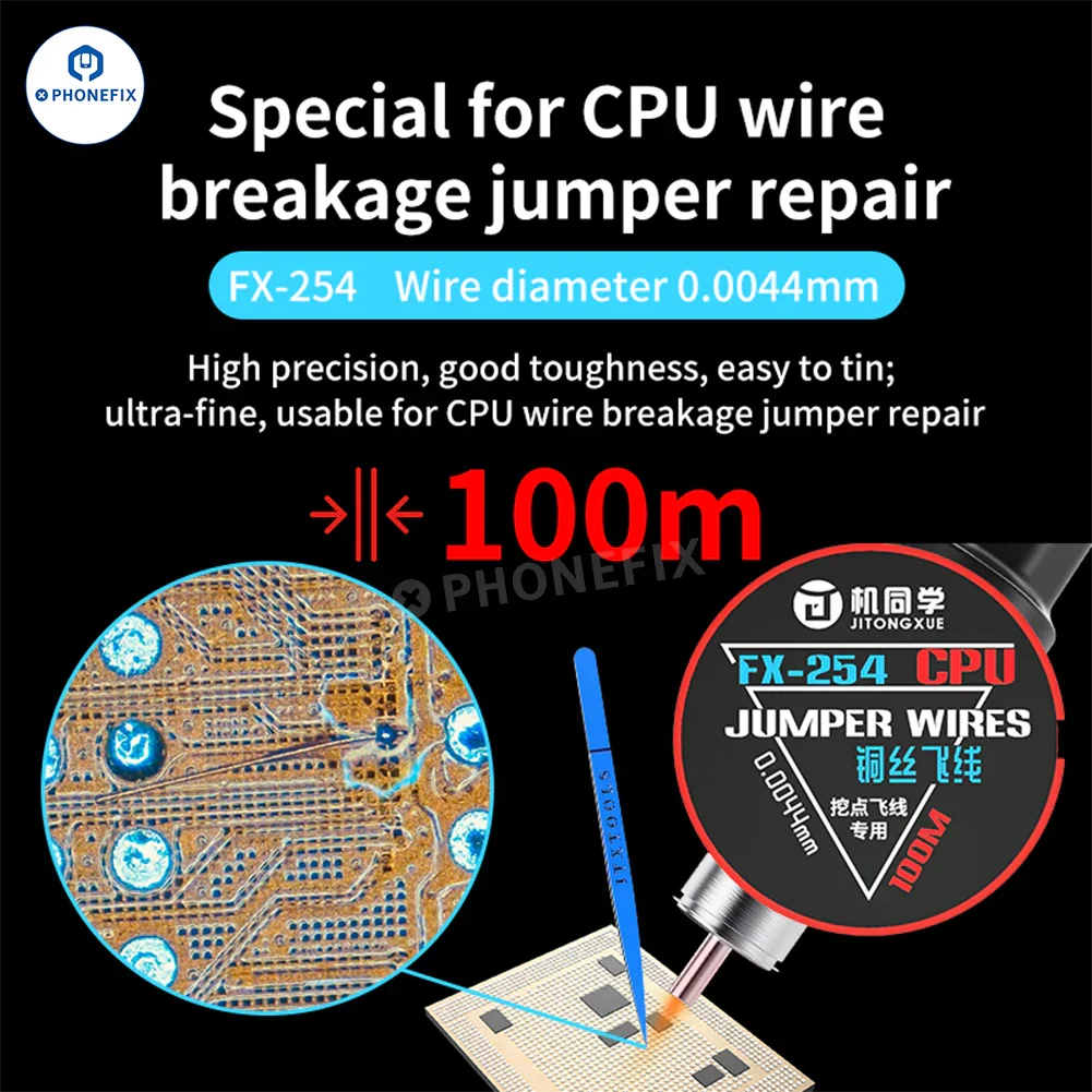 JTX Jumper Wires for Phone Motherboard CPU IC Pad Soldering Repair - Image 3