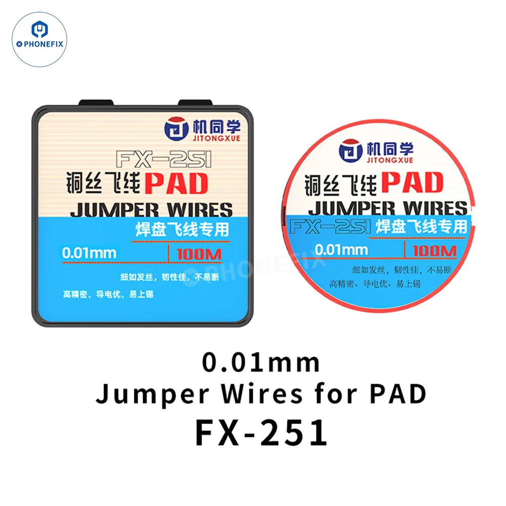 JTX Jumper Wires for Phone Motherboard CPU IC Pad Soldering Repair - Image 6