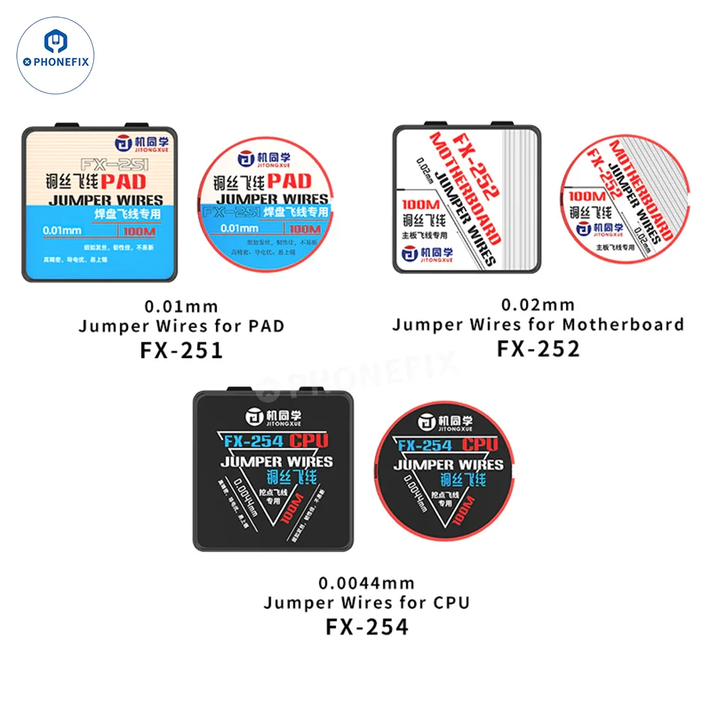 JTX Jumper Wires for Phone Motherboard CPU IC Pad Soldering Repair - Image 9