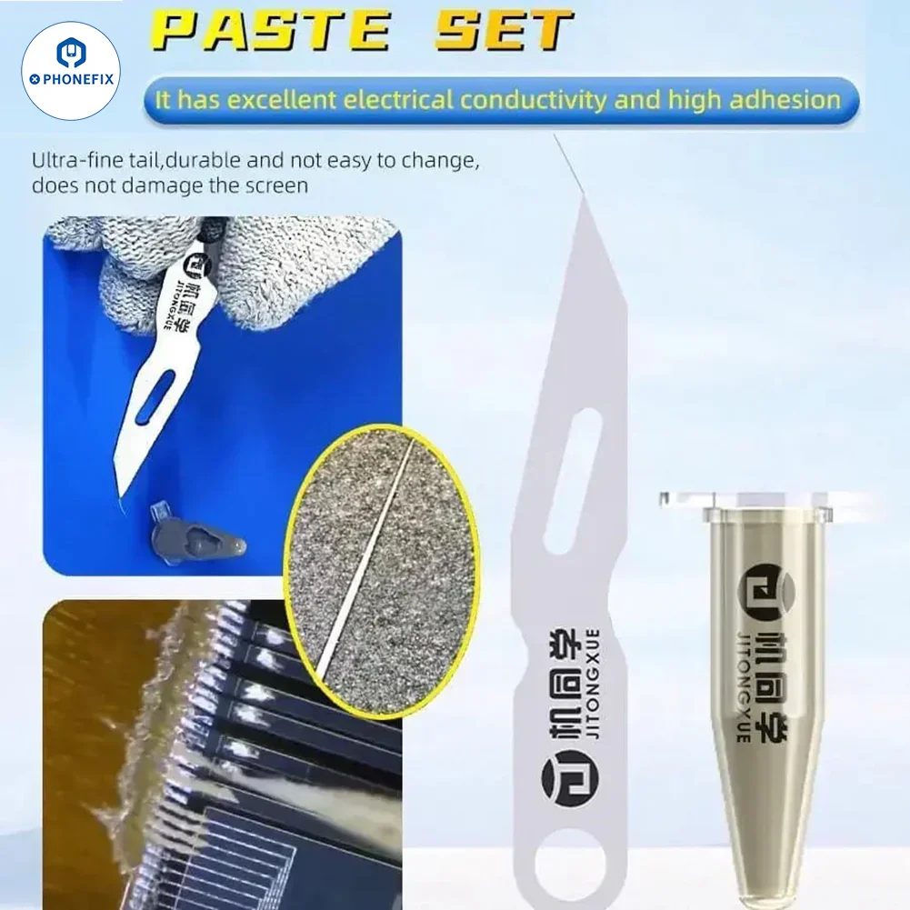 JTX Nano Conductive Silver Paste For Phone Screen Line Circuit Repair - Image 2