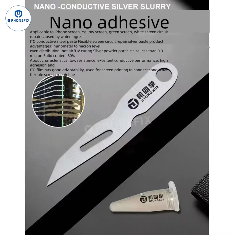 JTX Nano Conductive Silver Paste For Phone Screen Line Circuit Repair - Image 6