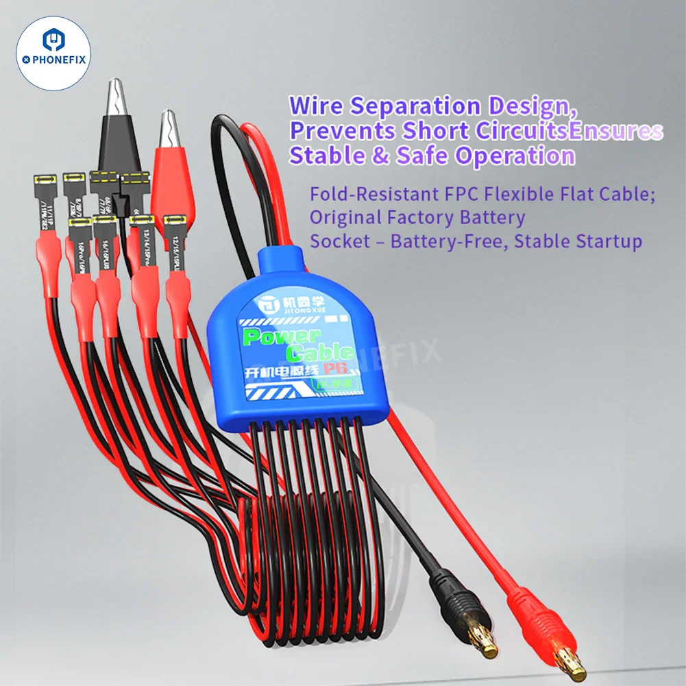 JTX P6 Power Cable with Soft FPC Socket for iPhone 6-16 Pro Max - Image 4