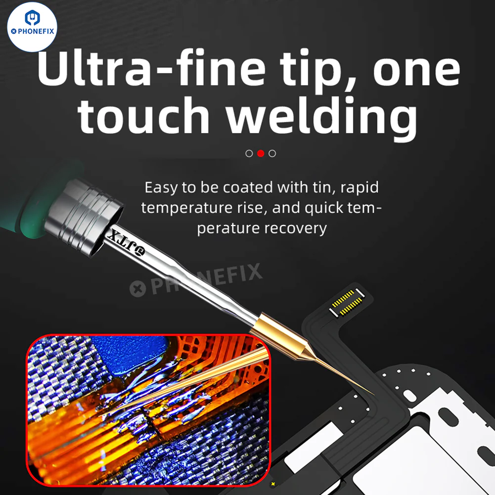 JTX S1 0.1mm Ultra-Fine Soldering Iron Tip for Screen Jumper Wire - Image 5