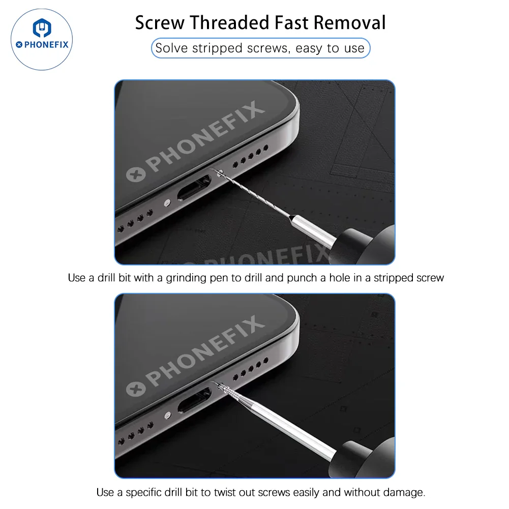 JTX SK-1 Screw Killer iPhone Stripped Screws Removal Twist Drill Bit - Image 2