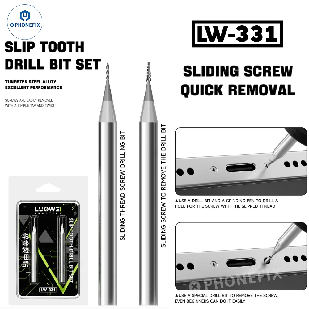 JTX SK-1 Screw Killer iPhone Stripped Screws Removal Twist Drill Bit - Image 4