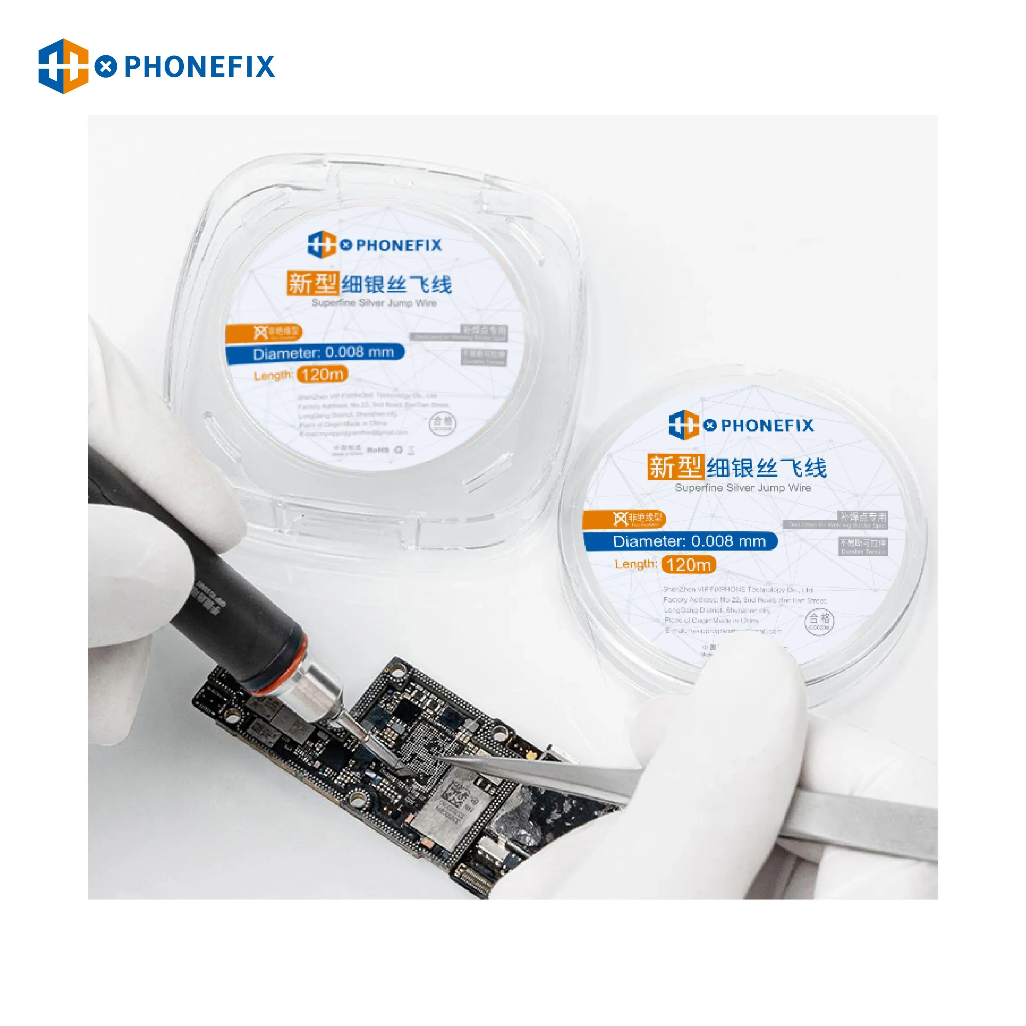 Jump Wire 0.008m Alloy Wire Fly Line Motherboard Soldering Repair - Image 2