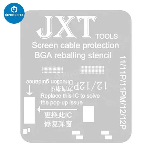 JXT Screen Cable Protection Template For iPhone 11-15 Pro Max - Image 4