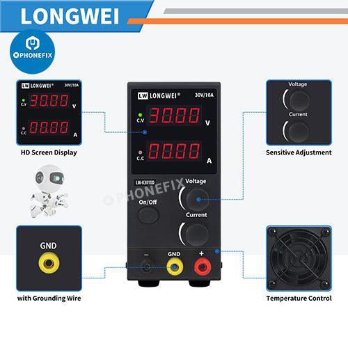 K3010D Variable DC Power Supply 30V 10A Cell Phone Repair Tool - Image 4