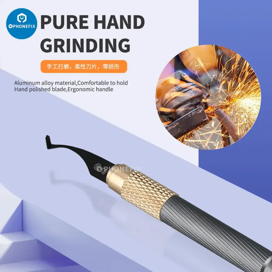 Kaigexin CPU Glue Removal Blade Kit Chip Scraper Pry Knife - Image 6