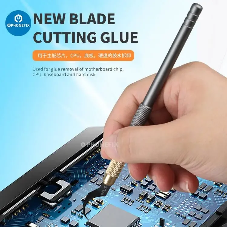 Kaigexin CPU Glue Removal Blade Kit Chip Scraper Pry Knife - Image 8