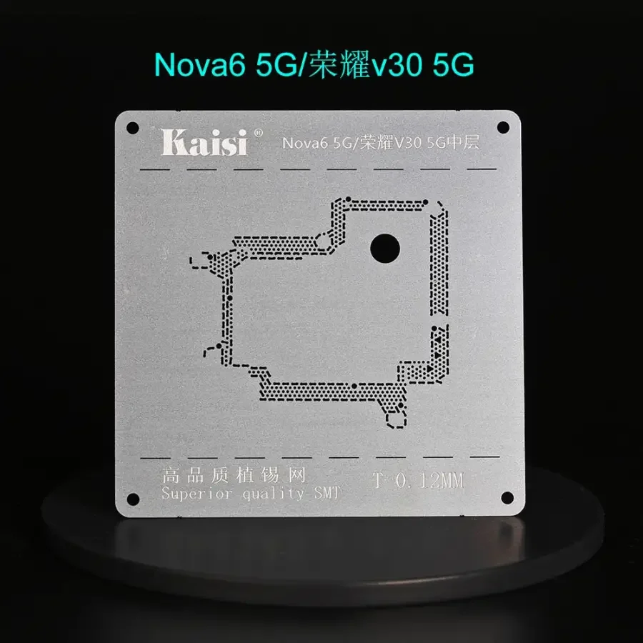 Kaisi 2D Middle-level BGA Reballing Stencil For HUAWEI P40/P30/V30pro - Image 17