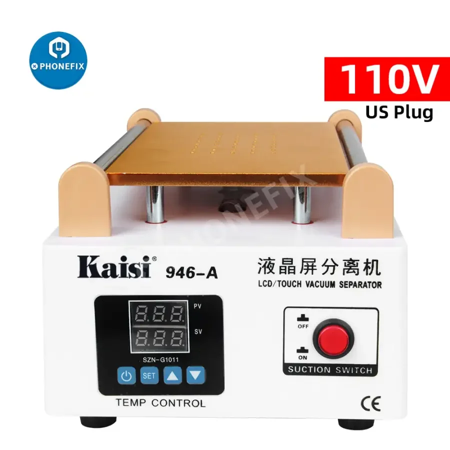 Kaisi 946A LCD Screen Separator Built-in Pump Vacuum Glass Machine - Image 7