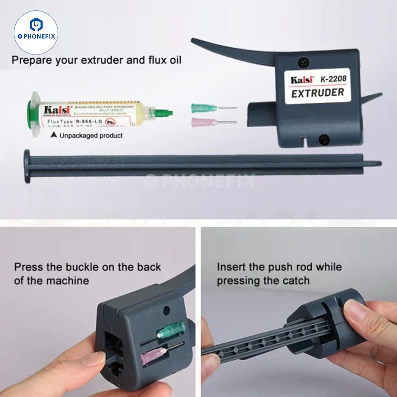Kaisi K-2208 Solder Paste Extruder Booster Manual Glue Gun - Image 4