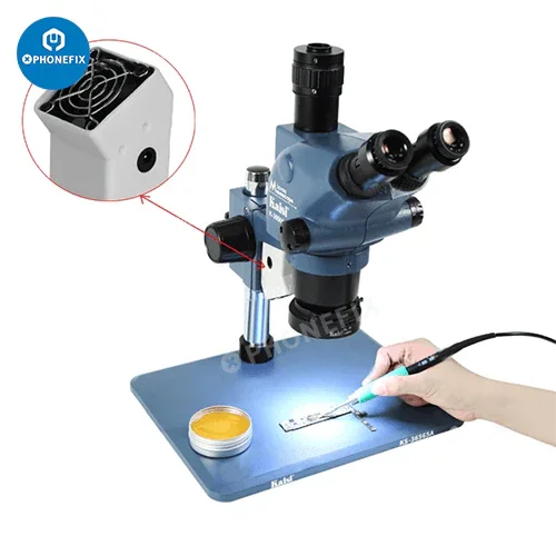 Kaisi Mini Microscope Exhaust Fan Soldering Smoke Fume Extractor - Image 2