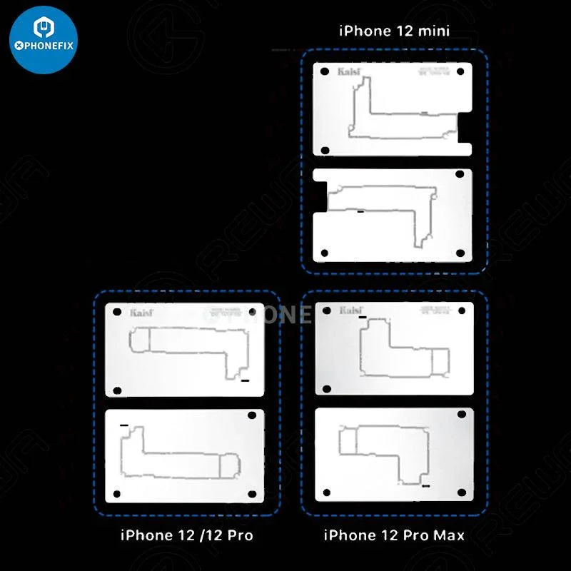 Kaisi Silicone Middle Layer Reballing Platform For iPhone X-14 Pro Max - Image 14