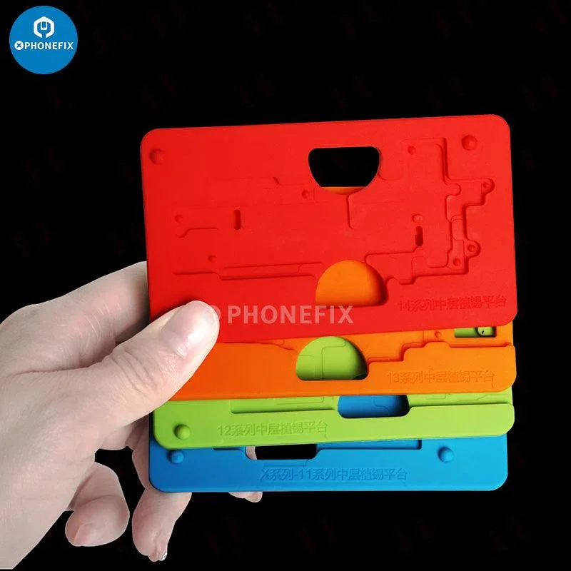 Kaisi Silicone Middle Layer Reballing Platform For iPhone X-14 Pro Max - Image 5