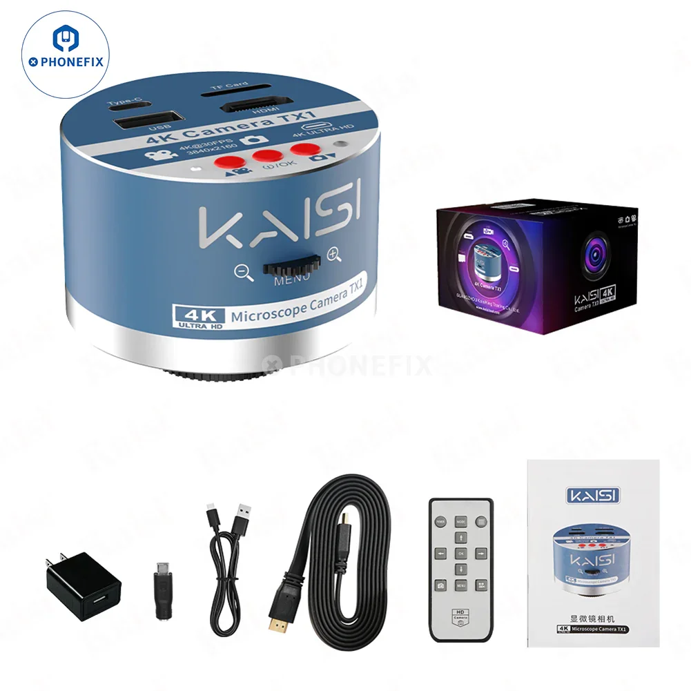 Kaisi TX1 4K HD Dual Interface Industrial Microscope Camera - Image 2
