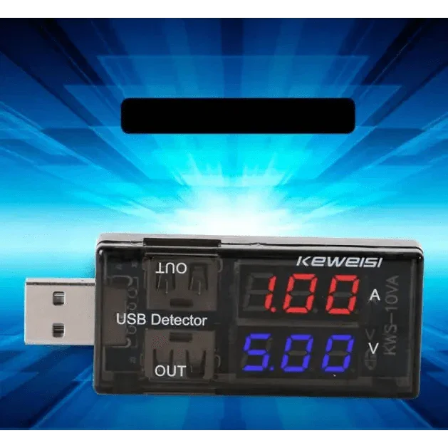 Keweisi Dual Out Port USB Current Voltage Tester Phone USB Detector - Image 3