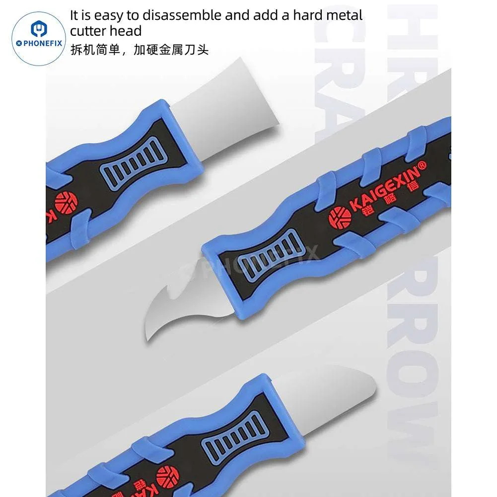 KGX-3JK Phone PCB Repair Tin Scraper Glue Removal Shell Opening Knife - Image 7