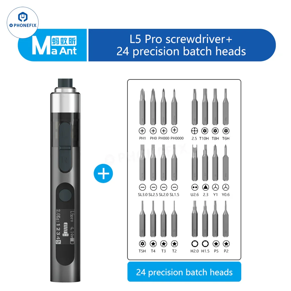 L5Pro Electric Screwdriver Mobile Repair Disassembly Tool Kit - Image 2