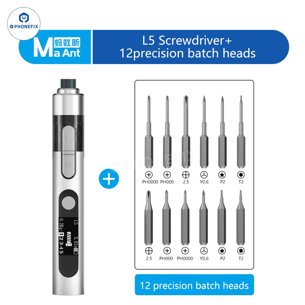 L5Pro Electric Screwdriver Mobile Repair Disassembly Tool Kit - Image 3