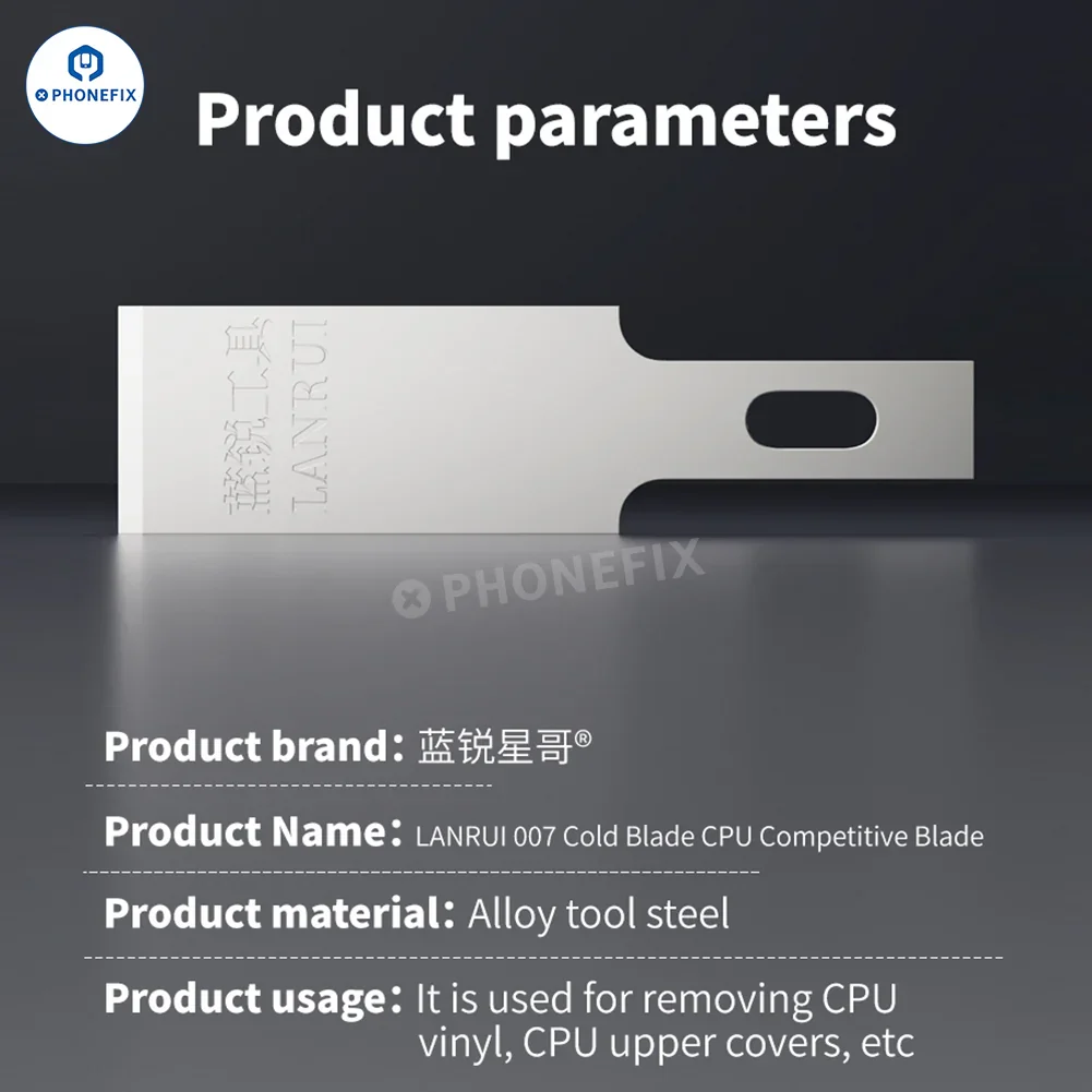 LANRUI 007 Cold Blade Mobile CPU Shovel Glue Removal Knife - Image 10