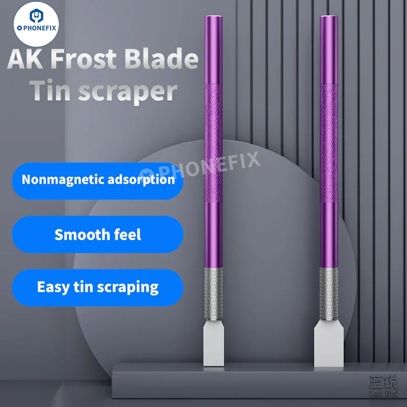 LanRui AK Non-magnetic Tin Scraper Phone Repair Solder Paste Blade - Image 2