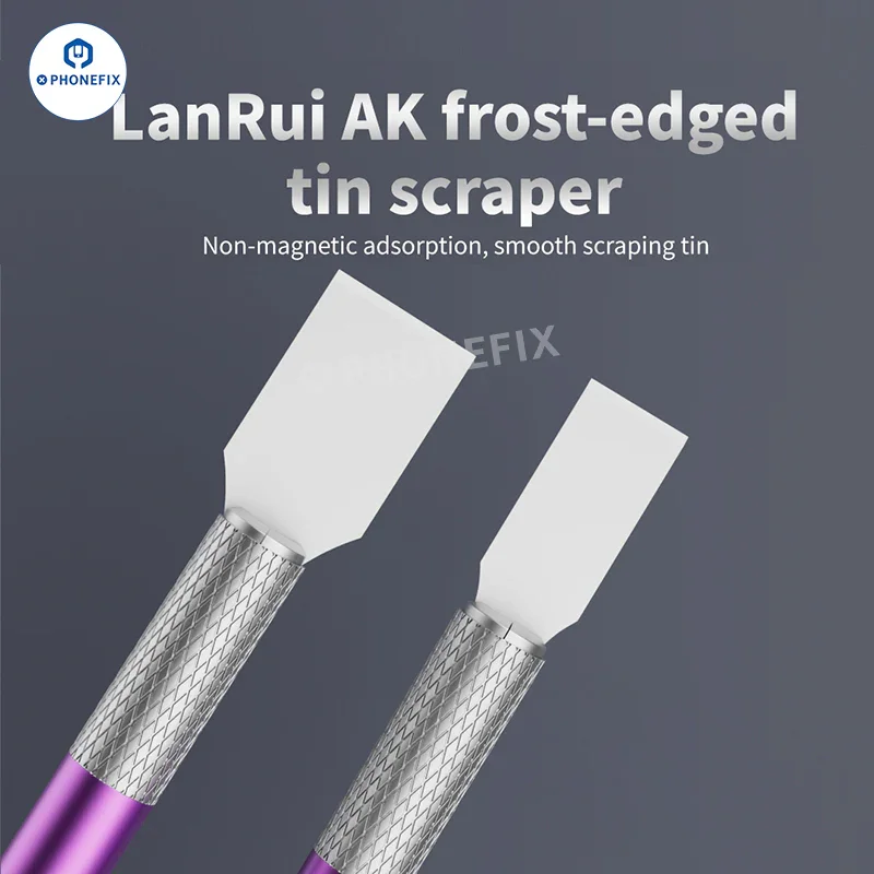 LanRui AK Non-magnetic Tin Scraper Phone Repair Solder Paste Blade - Image 4