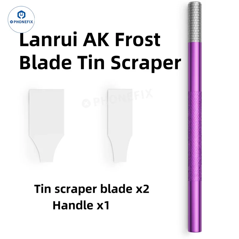 LanRui AK Non-magnetic Tin Scraper Phone Repair Solder Paste Blade - Image 9