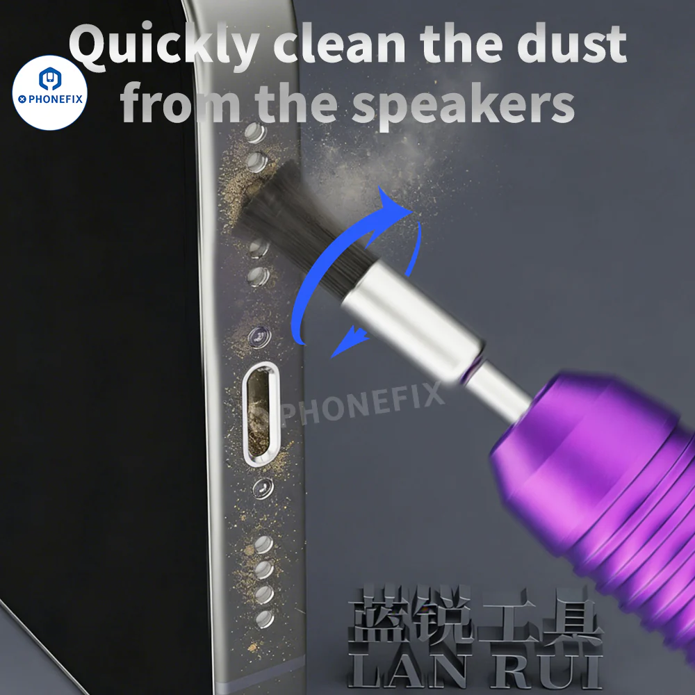 LANRUI QB95 PCB Charging Port Dust Cleaning Brush for Phone Repair - Image 5