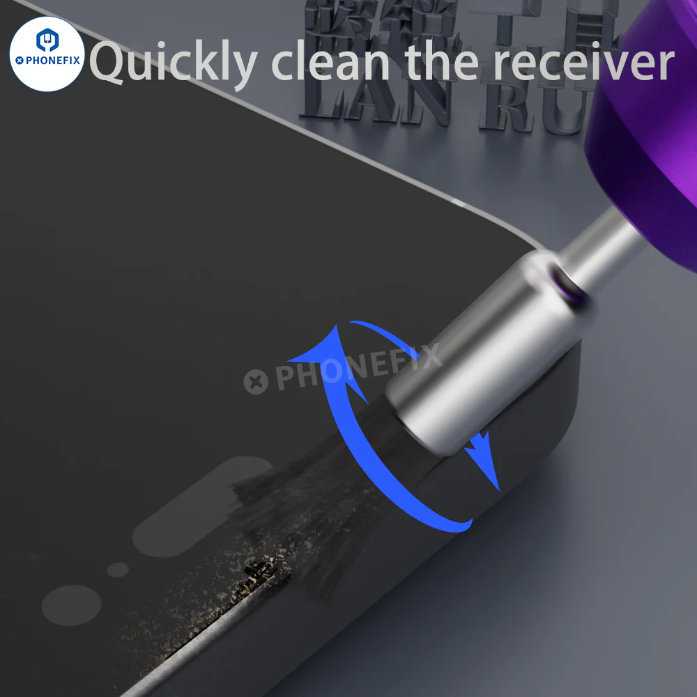LANRUI QB95 PCB Charging Port Dust Cleaning Brush for Phone Repair - Image 6