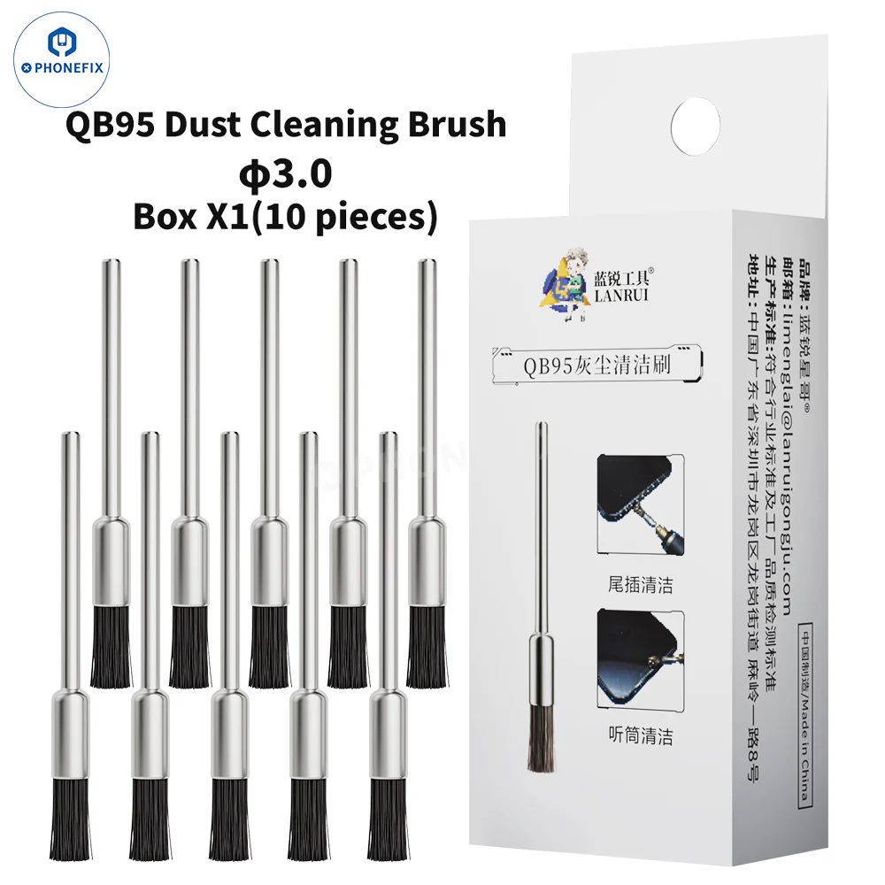 LANRUI QB95 PCB Charging Port Dust Cleaning Brush for Phone Repair - Image 8