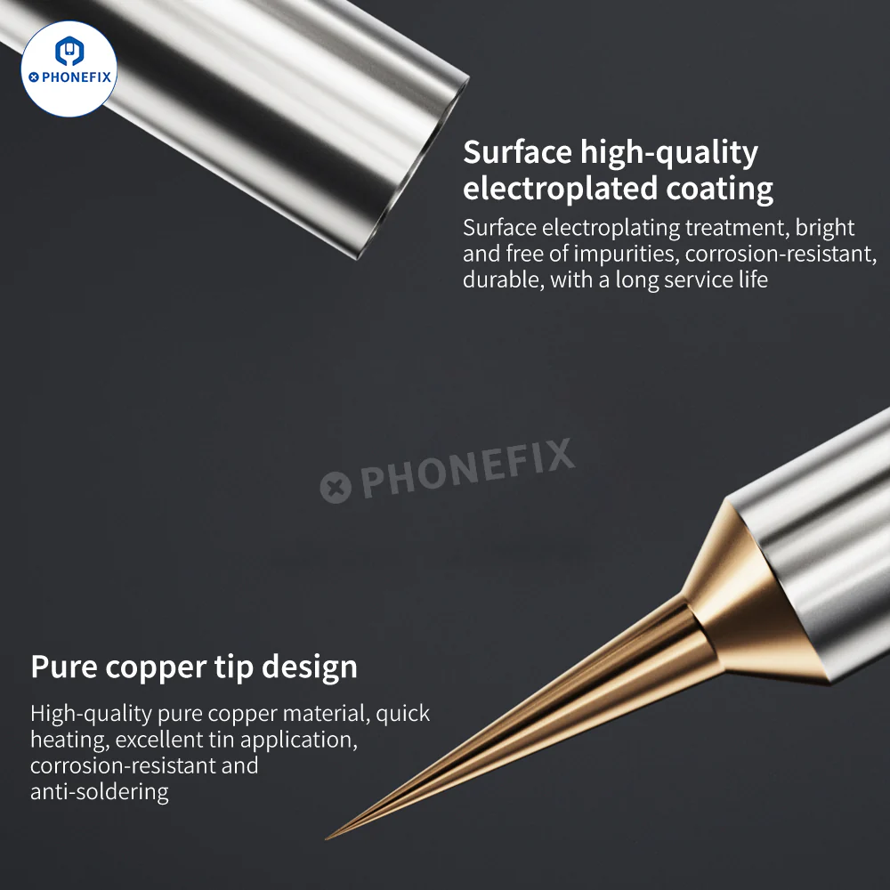 LANRUI S01 C210-SI Soldering Iron Tips for PCB/Screen Line Jump Wire - Image 6