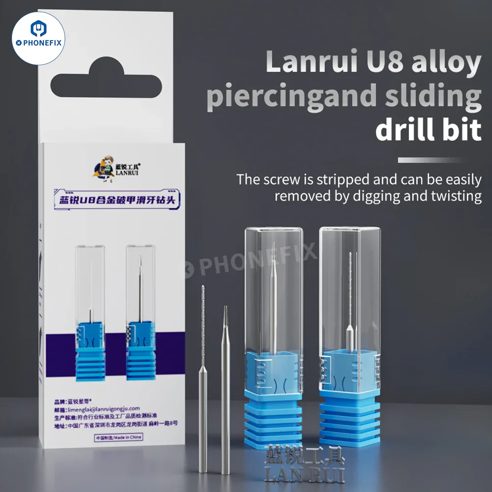 LANRUI U8 Sliding Drill Bit for Phone Stripped Screw Grinding Removal - Image 7