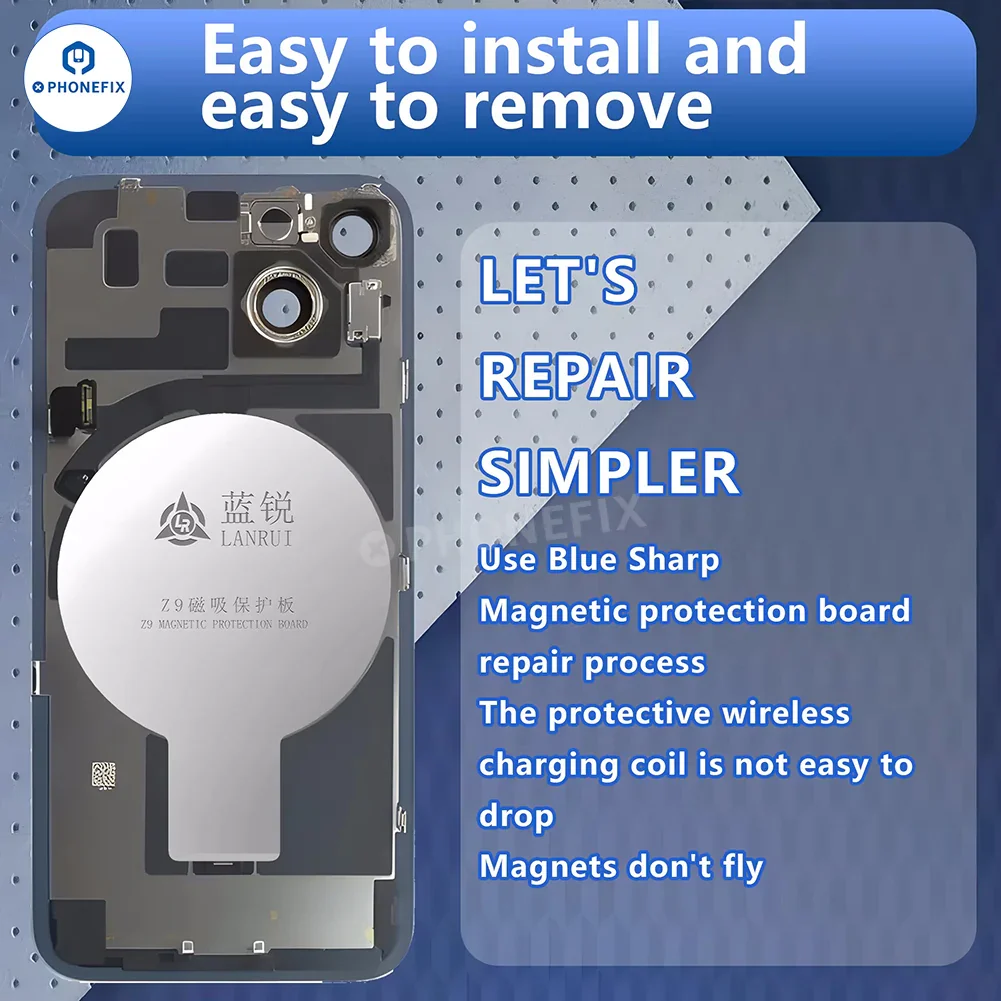 Lanrui Z9 Z9S iPhone Wireless Charging Magnetic Protection Plate - Image 5