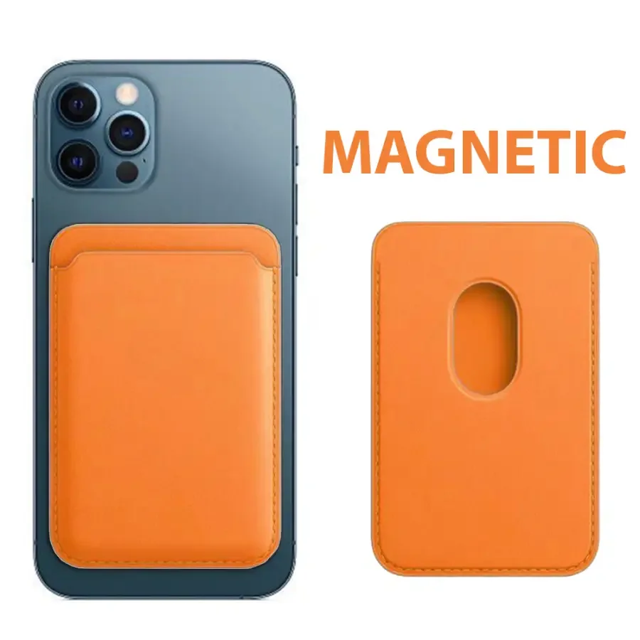 Leather Magnetic Card Wallet Holder for iPhone 12 13 14 15 Series - Image 6