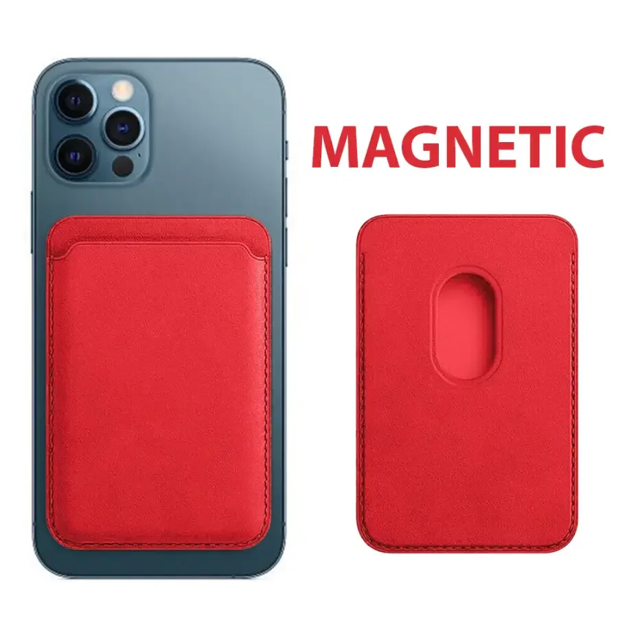 Leather Magnetic Card Wallet Holder for iPhone 12 13 14 15 Series - Image 7
