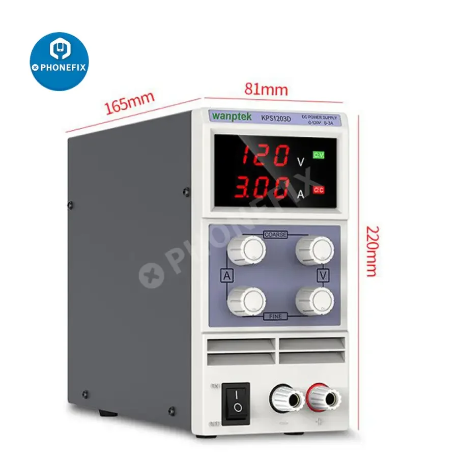 LED Lab Power Source Stabilized DC Power Supply Voltage Regulator Switch - Image 3