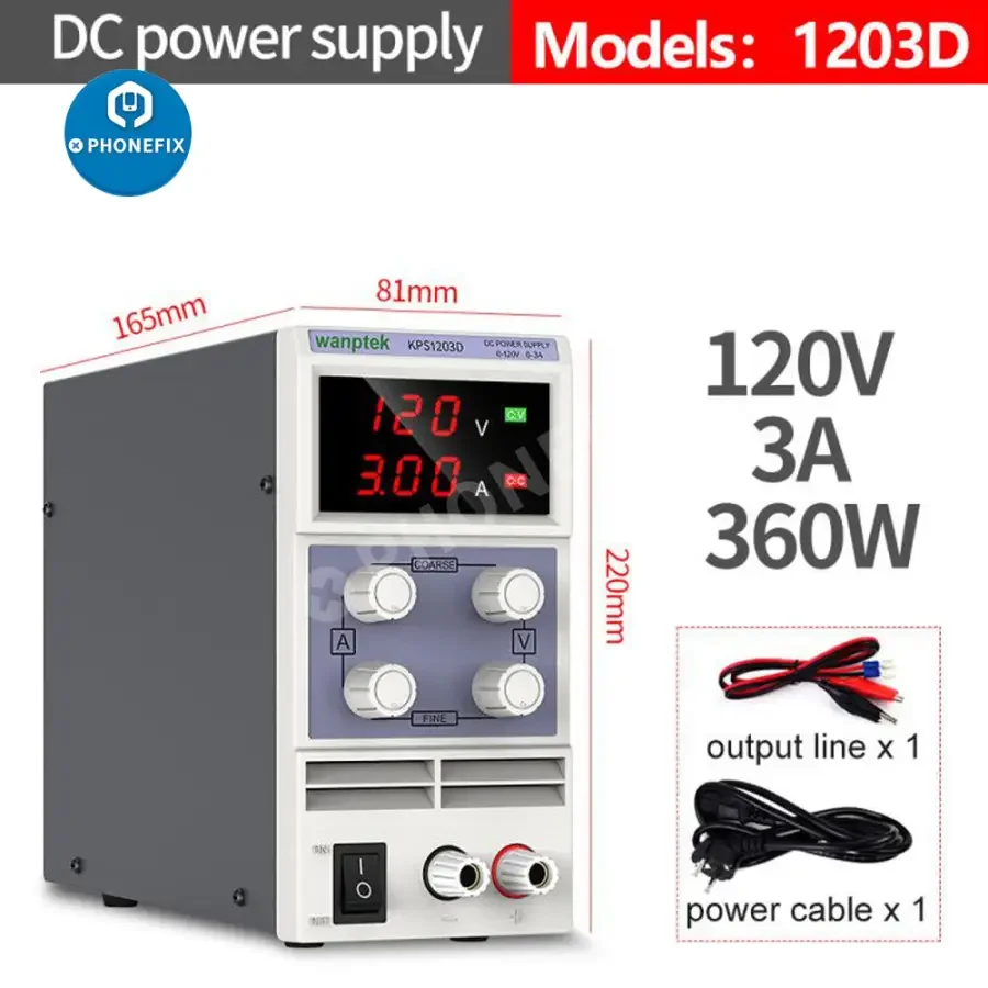 LED Lab Power Source Stabilized DC Power Supply Voltage Regulator Switch - Image 9