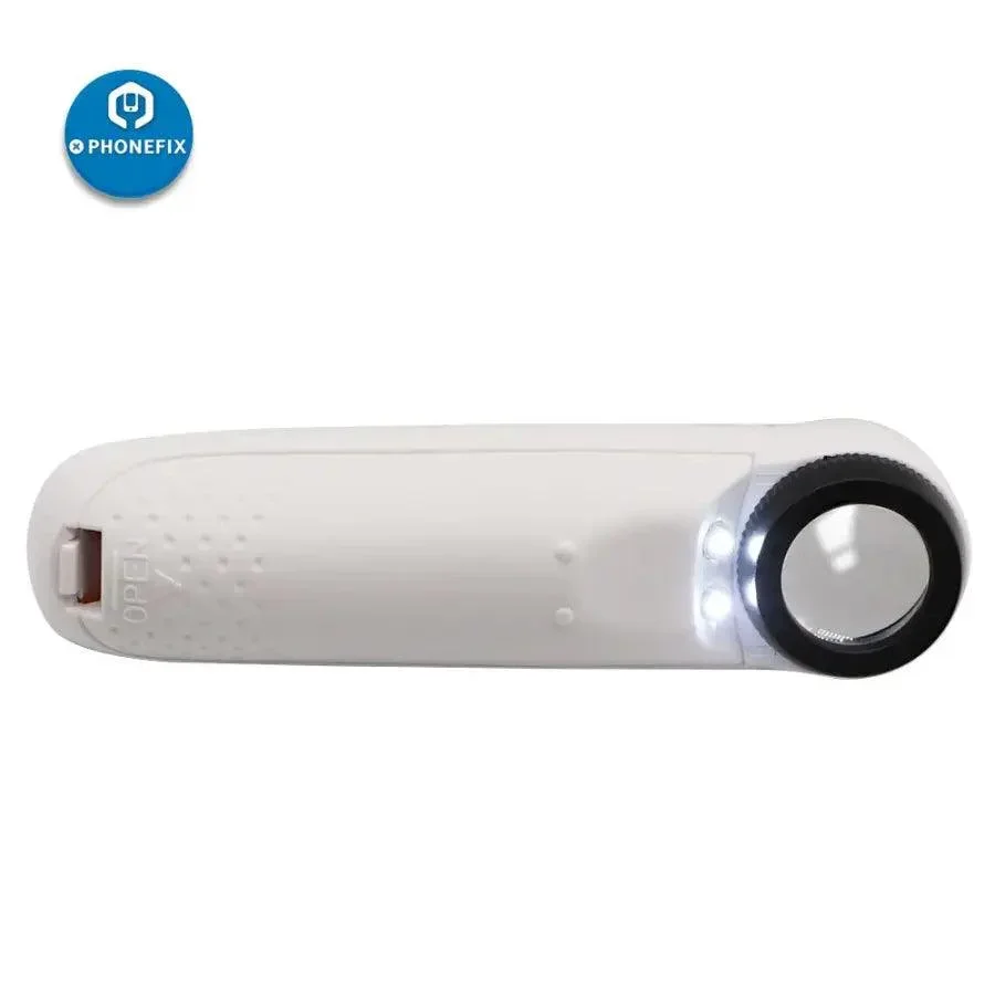LED Light Handheld 40 Times HD Magnifier Glass For PCB Circuit Board Repair - Image 4