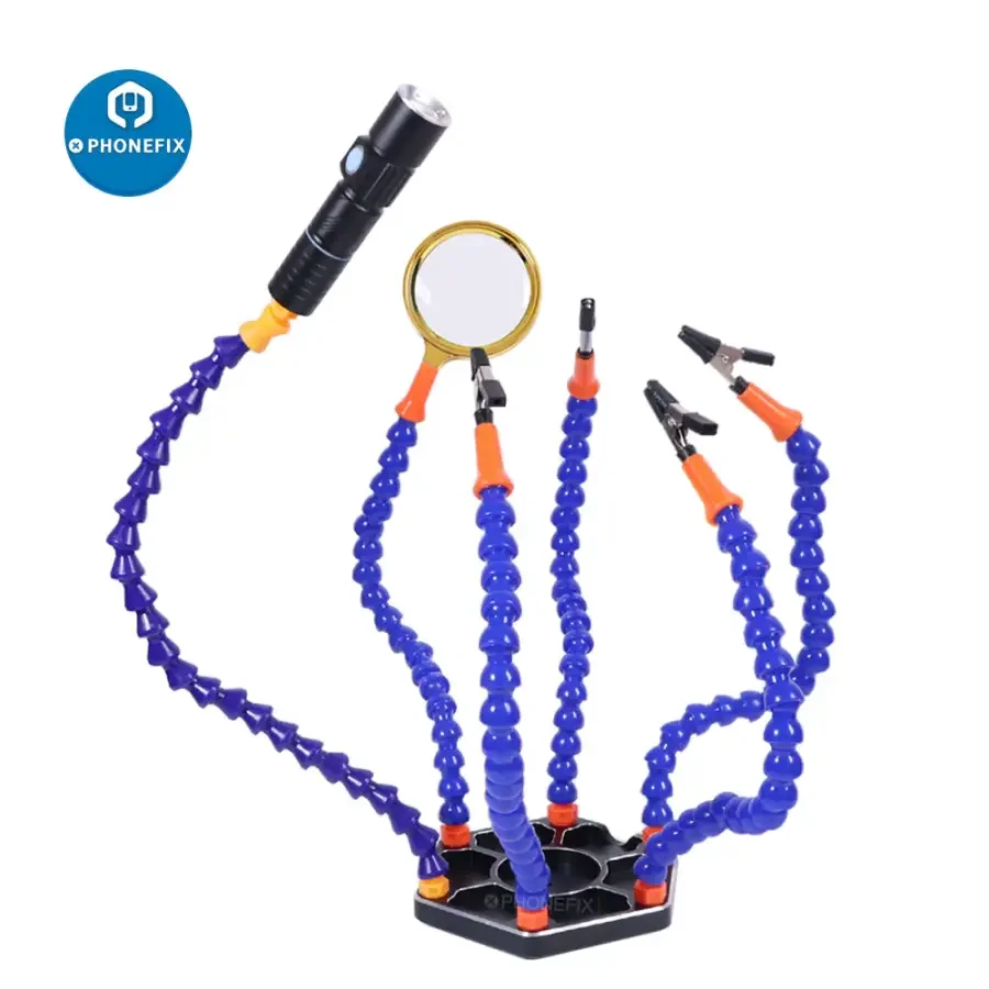 LED Third Hand Soldering PCB Holder RC Helicopter Drone Repair Tool - Image 6